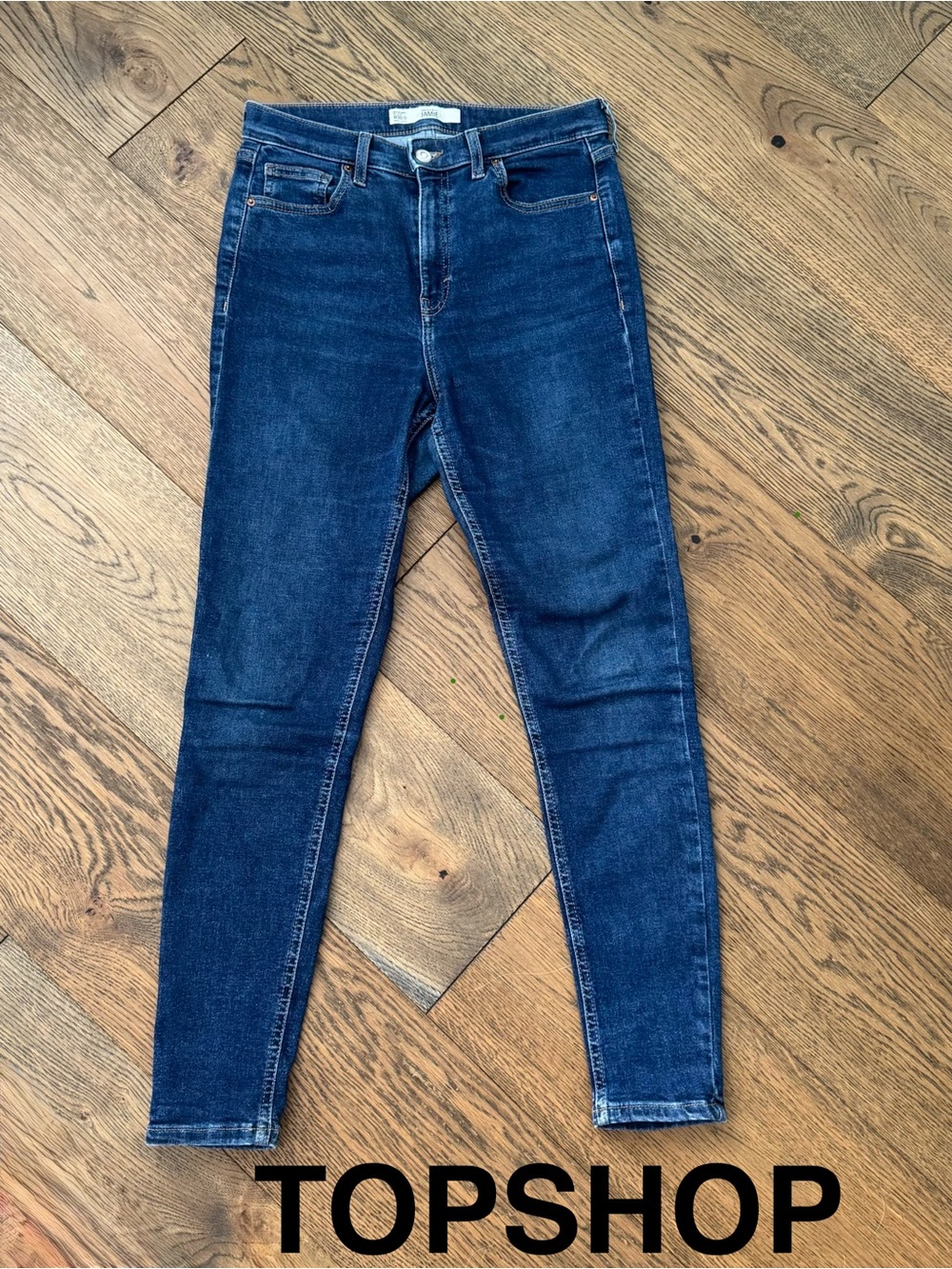 TOPSHOP Jaime Highrise Skinny Jean size 30W x 32L